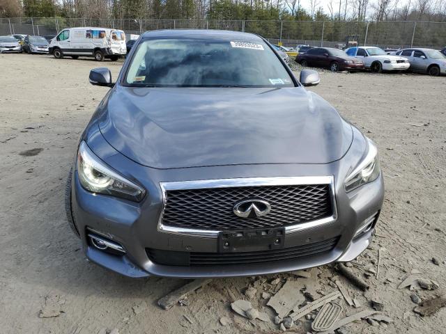 JN1EV7AR0GM344477 - 2016 INFINITI Q50 PREMIUM GRAY photo 5