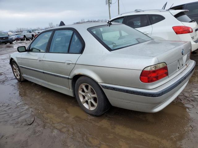 WBAGG83461DN85245 - 2001 BMW 740 I AUTOMATIC SILVER photo 2