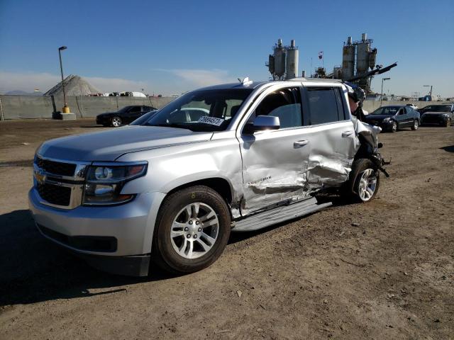 1GNSCHKCXJR271044 - 2018 CHEVROLET SUBURBAN C1500 LT SILVER photo 1