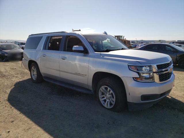 1GNSCHKCXJR271044 - 2018 CHEVROLET SUBURBAN C1500 LT SILVER photo 4