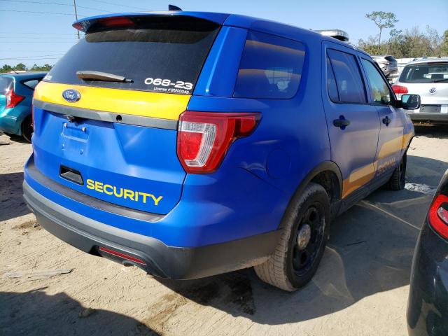 1FM5K8AR5HGB33685 - 2017 FORD EXPLORER POLICE INTERCEPTOR BLUE photo 3