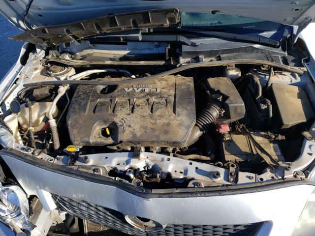 2T1BU40E09C169969 - 2009 TOYOTA COROLLA BASE SILVER photo 11