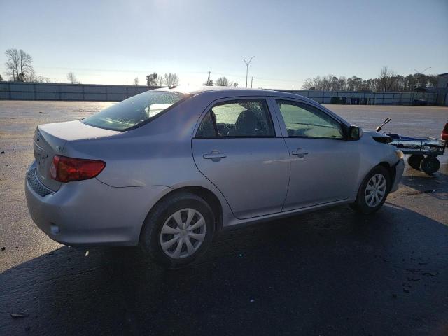2T1BU40E09C169969 - 2009 TOYOTA COROLLA BASE SILVER photo 3