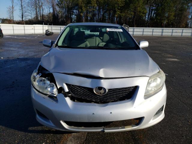 2T1BU40E09C169969 - 2009 TOYOTA COROLLA BASE SILVER photo 5