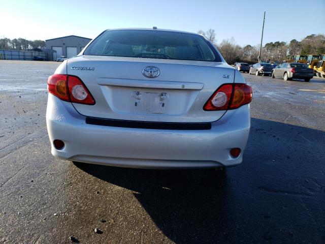 2T1BU40E09C169969 - 2009 TOYOTA COROLLA BASE SILVER photo 6