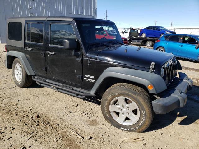 1C4BJWDG6CL240088 - 2012 JEEP WRANGLER U SPORT Schwarz Foto 4