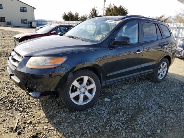 5NMSH13E79H296825 - 2009 HYUNDAI SANTA FE SE BLACK photo 1