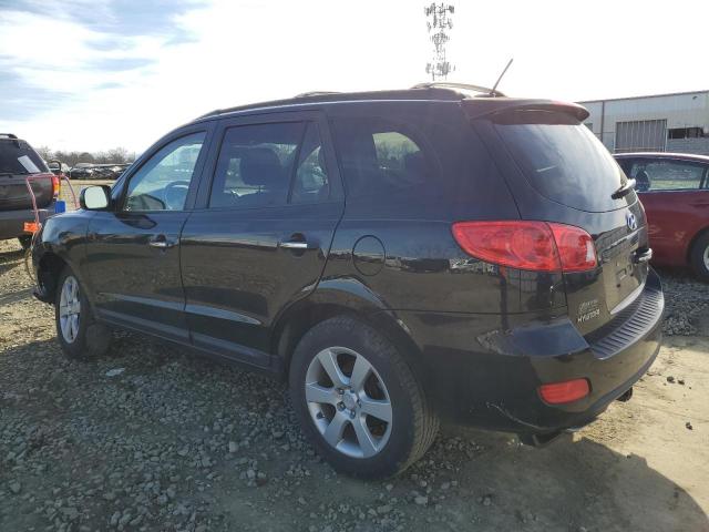 5NMSH13E79H296825 - 2009 HYUNDAI SANTA FE SE BLACK photo 2