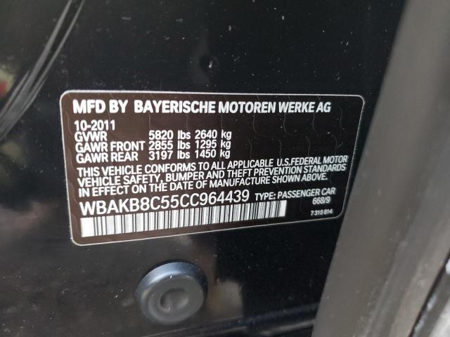 WBAKB8C55CC964439 - 2012 BMW 750 LI BLACK photo 12