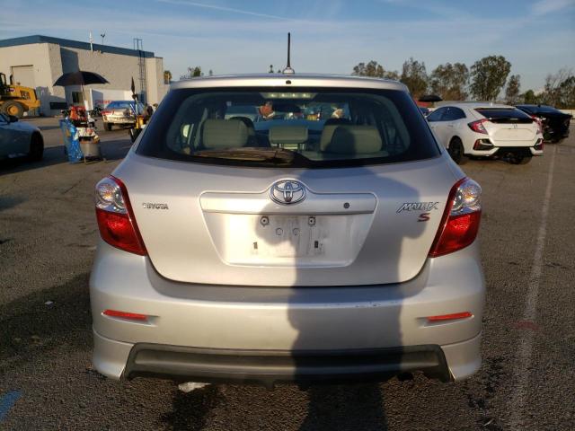 2T1KE40E89C024661 - 2009 TOYOTA COROLLA MA S SILVER photo 6