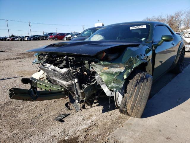 2C3CDZFJ0KH544975 - 2019 DODGE CHALLENGER R/T SCAT PACK GREEN photo 2