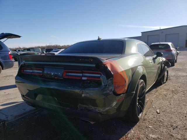 2C3CDZFJ0KH544975 - 2019 DODGE CHALLENGER R/T SCAT PACK GREEN photo 4
