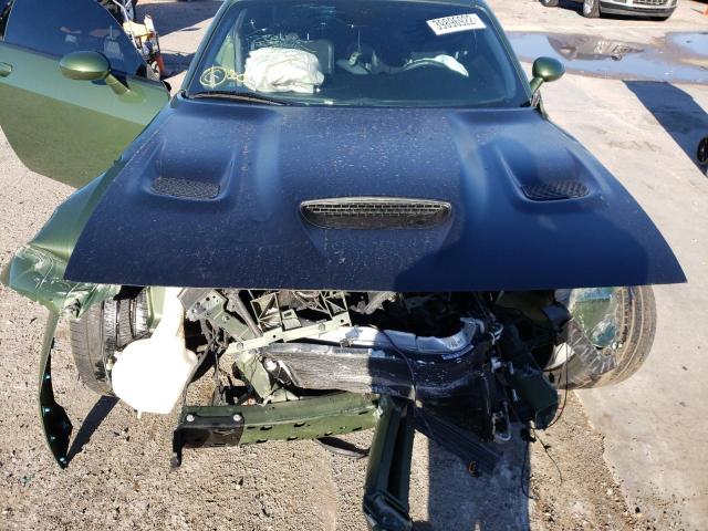 2C3CDZFJ0KH544975 - 2019 DODGE CHALLENGER R/T SCAT PACK GREEN photo 7