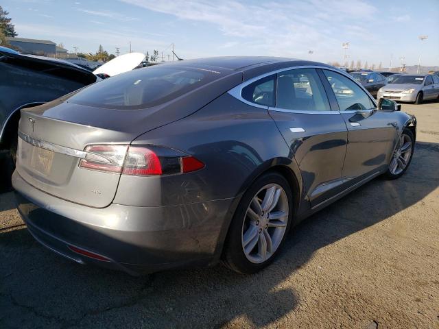 5YJSA1DN2CFP01985 - 2012 TESLA MODEL S Մոխրագույն լուսանկար 3