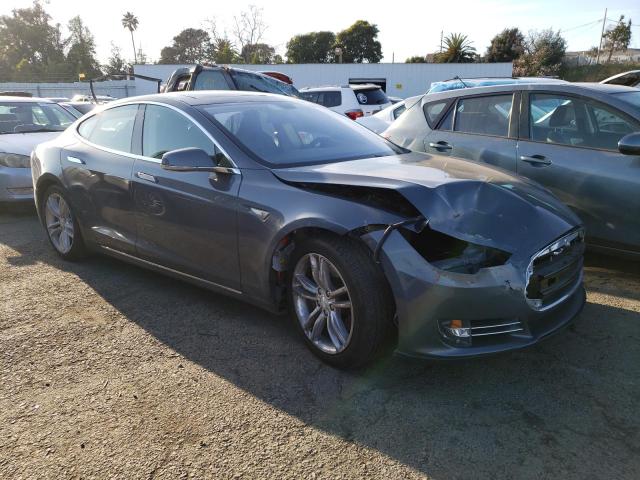 5YJSA1DN2CFP01985 - 2012 TESLA MODEL S Մոխրագույն լուսանկար 4