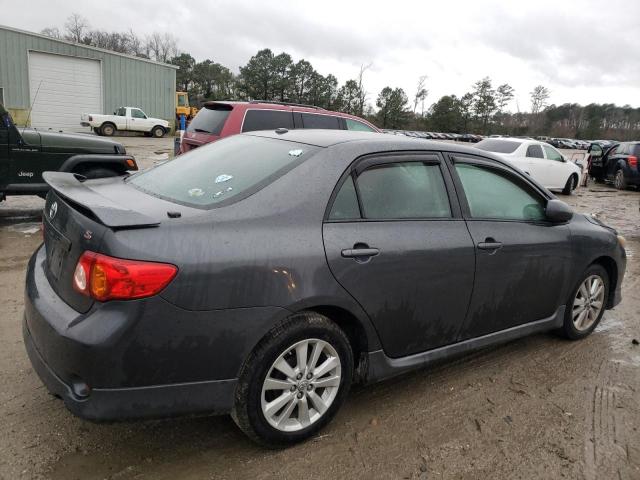 2T1BU40E09C099874 - 2009 TOYOTA COROLLA BASE GRAY photo 3