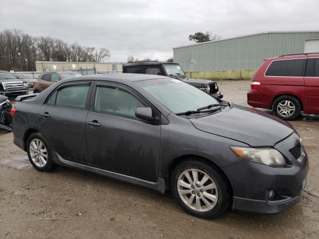 2T1BU40E09C099874 - 2009 TOYOTA COROLLA BASE GRAY photo 4