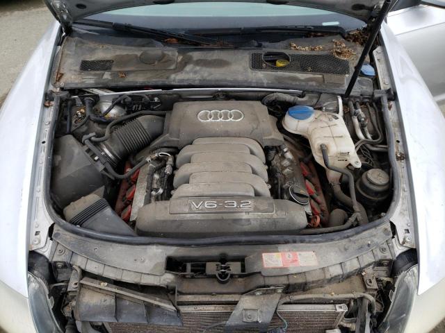 WAUDG74F85N055095 - 2005 AUDI A6 3.2 QUATTRO SILVER photo 11