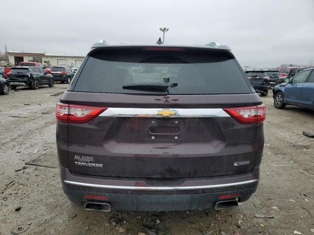 1GNERKKWXJJ127284 - 2018 CHEVROLET TRAVERSE PREMIER BURGUNDY photo 6