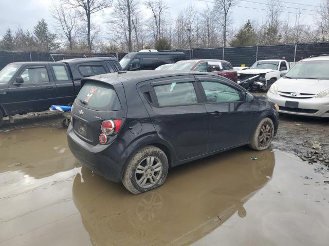 1G1JB6SH5C4118863 - 2012 CHEVROLET SONIC LS 黑色 照片 3