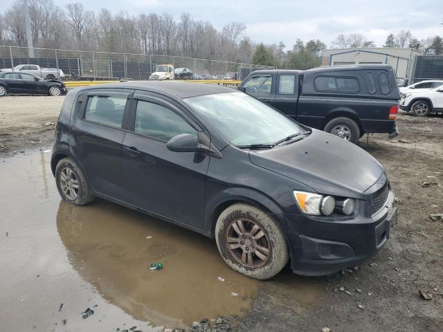 1G1JB6SH5C4118863 - 2012 CHEVROLET SONIC LS 黑色 照片 4