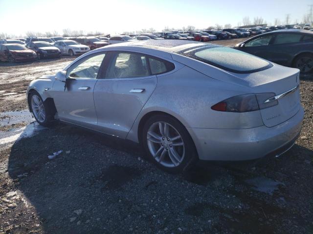 5YJSA1E28FF114618 - 2015 TESLA MODEL S Արծաթագույն լուսանկար 2