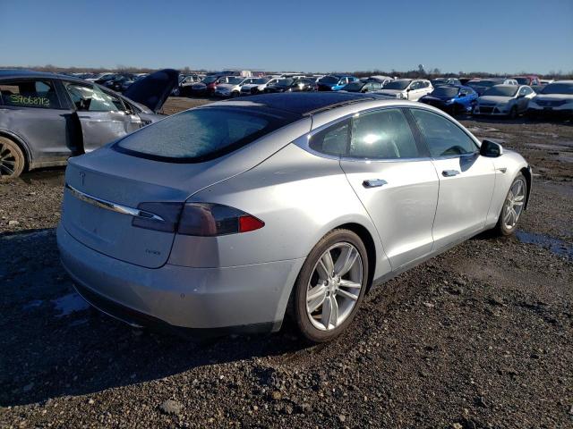 5YJSA1E28FF114618 - 2015 TESLA MODEL S Արծաթագույն լուսանկար 3