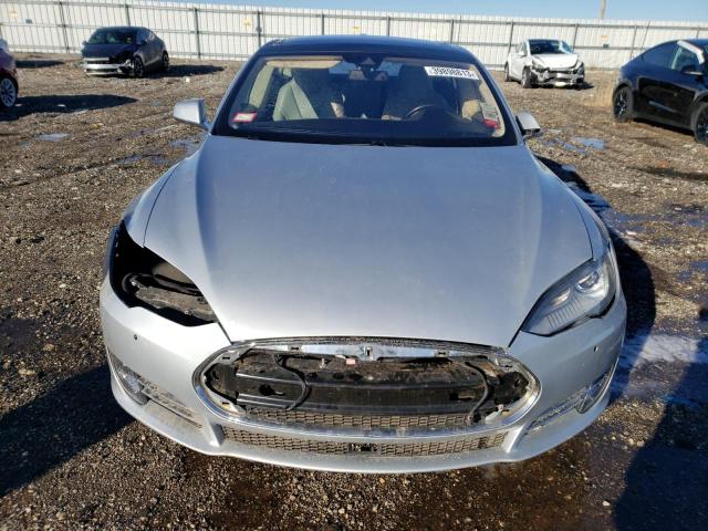5YJSA1E28FF114618 - 2015 TESLA MODEL S Արծաթագույն լուսանկար 5