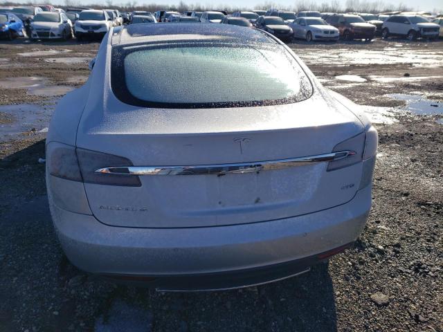 5YJSA1E28FF114618 - 2015 TESLA MODEL S Արծաթագույն լուսանկար 6