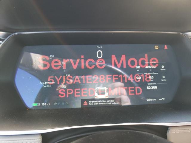 5YJSA1E28FF114618 - 2015 TESLA MODEL S Արծաթագույն լուսանկար 9