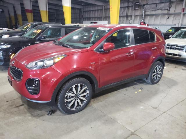 KNDPNCAC8H7134459 - 2017 KIA SPORTAGE L EX RED photo 1