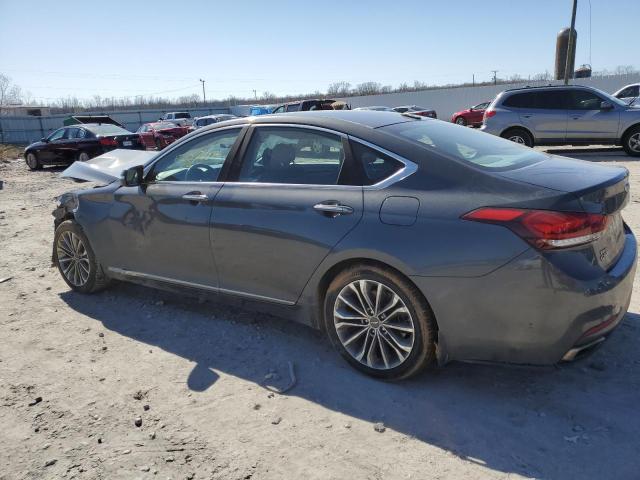 KMHGN4JE9HU209612 - 2017 GENESIS G80 BASE GRAY photo 2