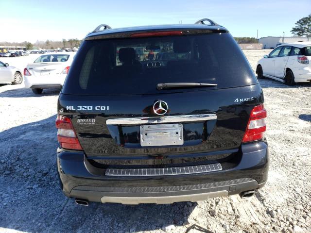 4JGBB22E88A347732 - 2008 MERCEDES-BENZ ML 320 CDI BLACK photo 6