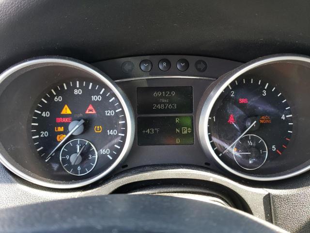 4JGBB22E88A347732 - 2008 MERCEDES-BENZ ML 320 CDI BLACK photo 9