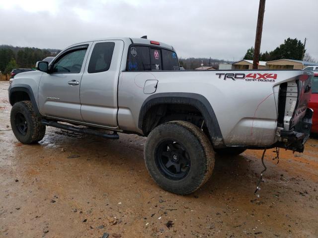 5TFSZ5AN6JX164870 - 2018 TOYOTA TACOMA ACCESS CAB SILVER photo 2