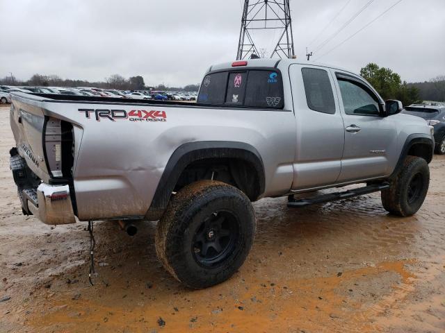 5TFSZ5AN6JX164870 - 2018 TOYOTA TACOMA ACCESS CAB SILVER photo 3