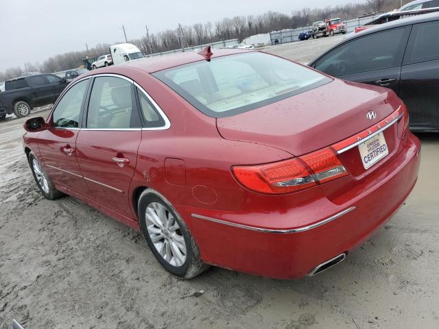 KMHFC4DD5BA535775 - 2011 HYUNDAI AZERA GLS RED photo 2