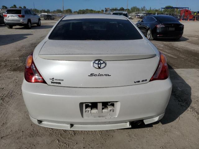 4T1CA38P54U022163 - 2004 TOYOTA CAMRY SOLA SE WHITE photo 6