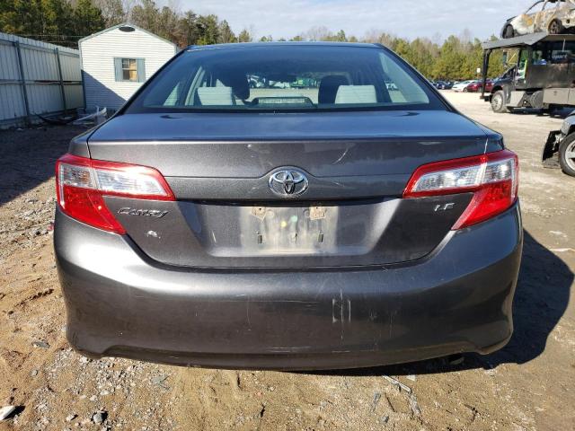 4T4BF1FK3CR184547 - 2012 TOYOTA CAMRY BASE GRAY photo 6