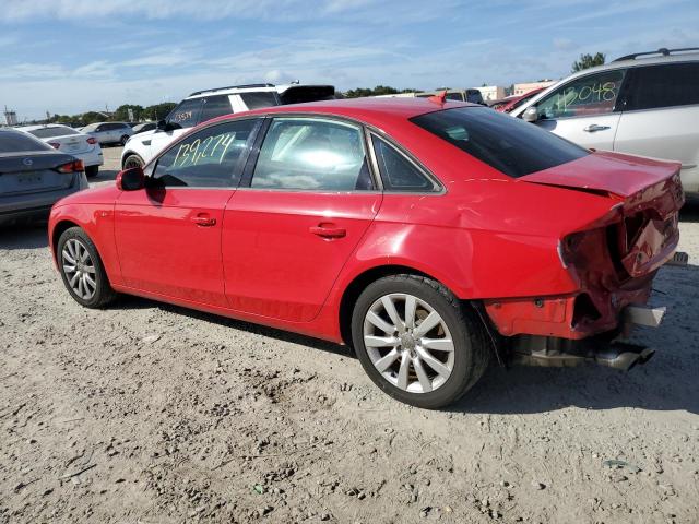 WAUAFAFL4CN013283 - 2012 AUDI A4 PREMIUM RED photo 2