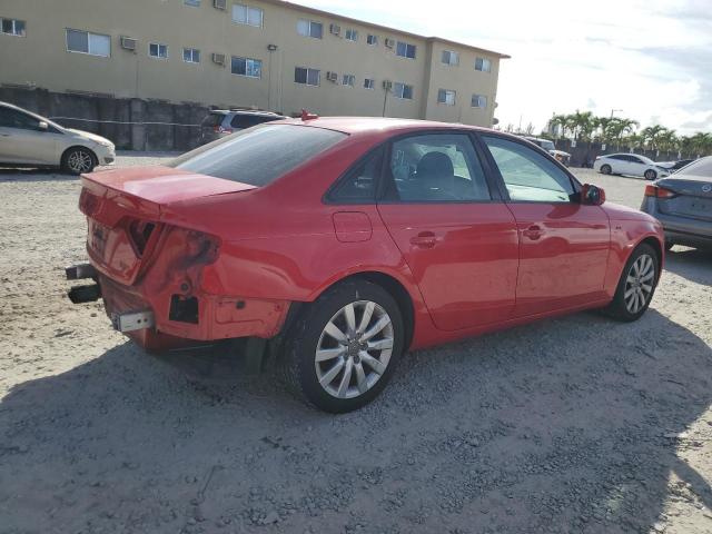 WAUAFAFL4CN013283 - 2012 AUDI A4 PREMIUM RED photo 3