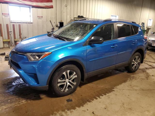 JTMBFREV0JJ232352 - 2018 TOYOTA RAV4 LE BLUE photo 1