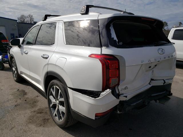 KM8R44HE9MU174954 - 2021 HYUNDAI PALISADE SEL WHITE photo 2