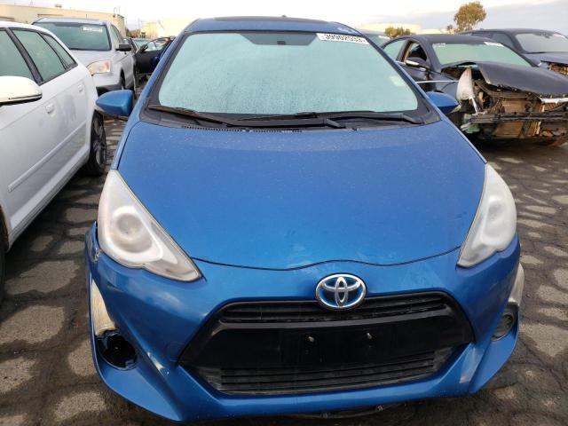 JTDKDTB31F1088341 - 2015 TOYOTA PRIUS C BLUE photo 5