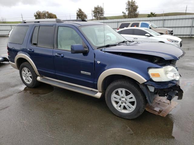 1FMEU64857UB19447 - 2007 FORD EXPLORER EDDIE BAUER BLUE photo 4