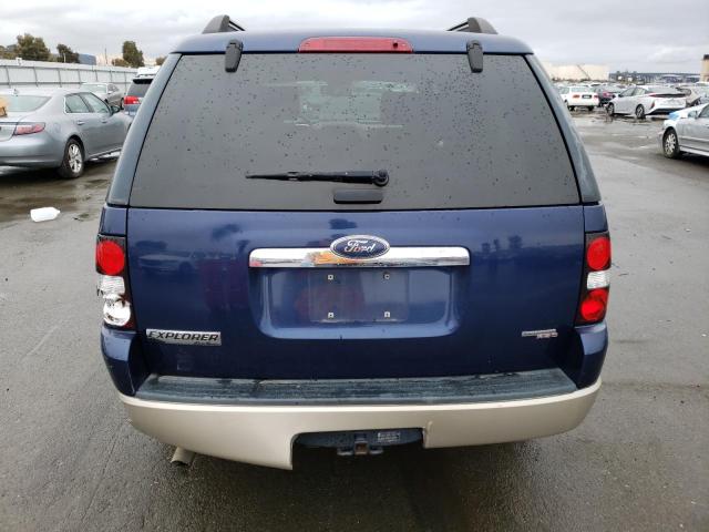 1FMEU64857UB19447 - 2007 FORD EXPLORER EDDIE BAUER BLUE photo 6