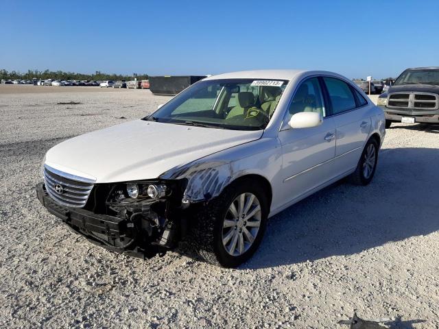 KMHFC46D49A354352 - 2009 HYUNDAI AZERA GLS WHITE photo 1