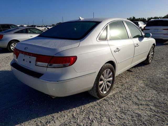 KMHFC46D49A354352 - 2009 HYUNDAI AZERA GLS WHITE photo 3