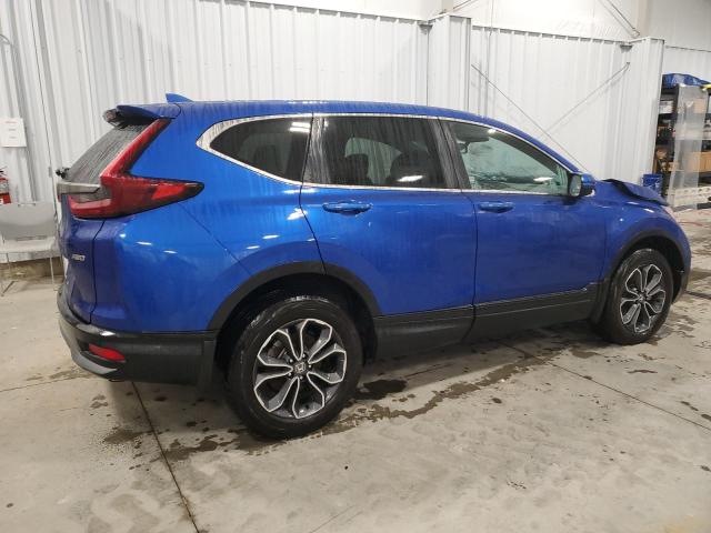 7FARW2H84ME020940 - 2021 HONDA CR-V EXL BLUE photo 3