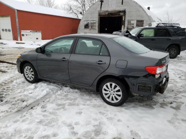 2T1BU4EE2CC871839 - 2012 TOYOTA COROLLA BASE GRAY photo 2